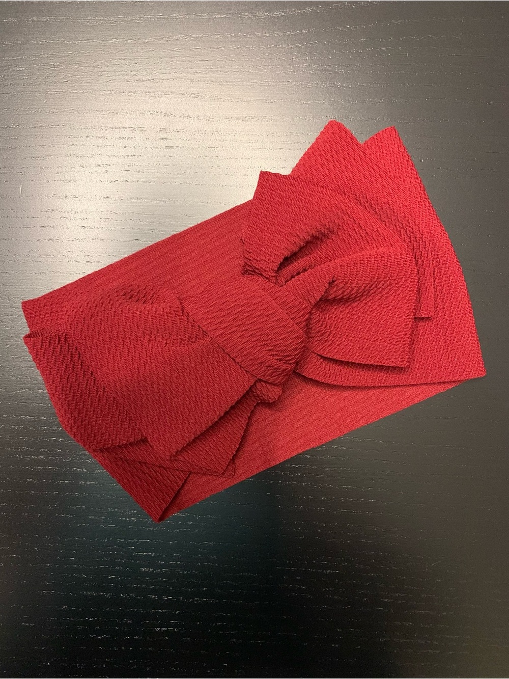⭐️2/$11.00⭐️ Large Burgandy Bow Headband (7 Inch Bow)